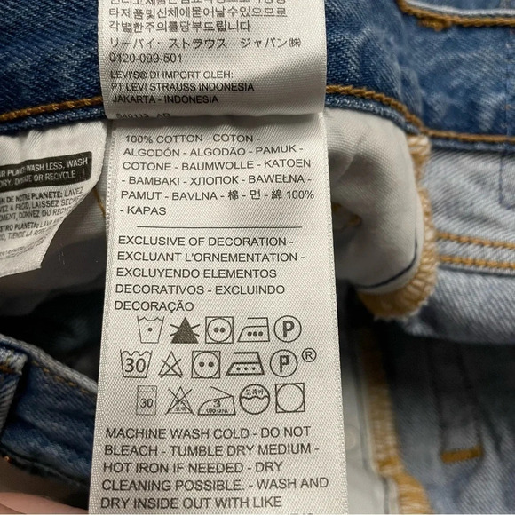 Levi's® Premium 501® ORIGINAL FIT WOMEN'S JEANS Athens Crown - Medium Wash - Picture 10 of 13